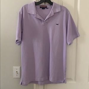 Lilac men’s Vineyard Vines polo shirt